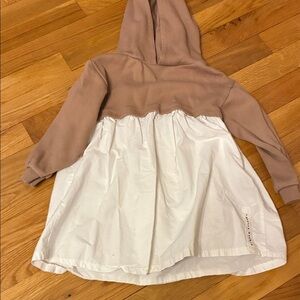 Two-Tone Hoodie Dress